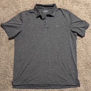 Vineyard Vines Men's Gray Polo Shirt Sz XL
